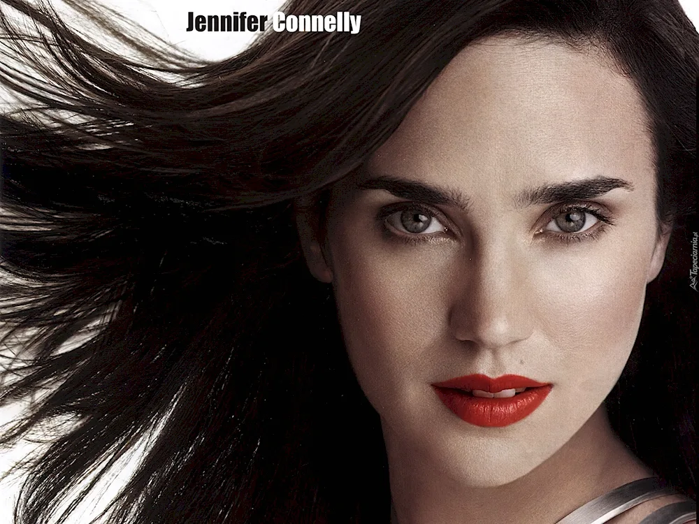 Jennifer Connelly as a young woman