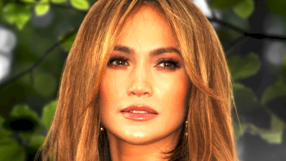 Long fringes Jennifer Lopez