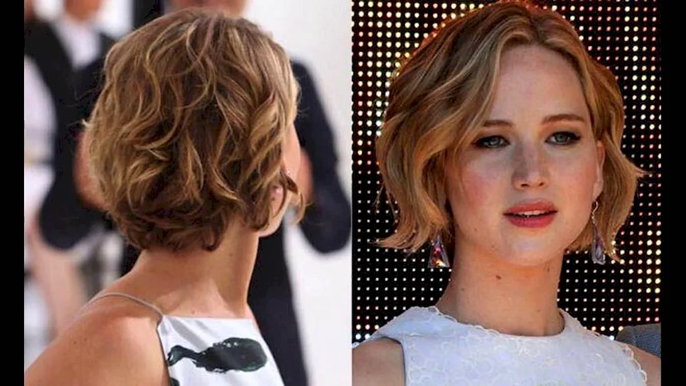 Bob Garson haircut for curly hair