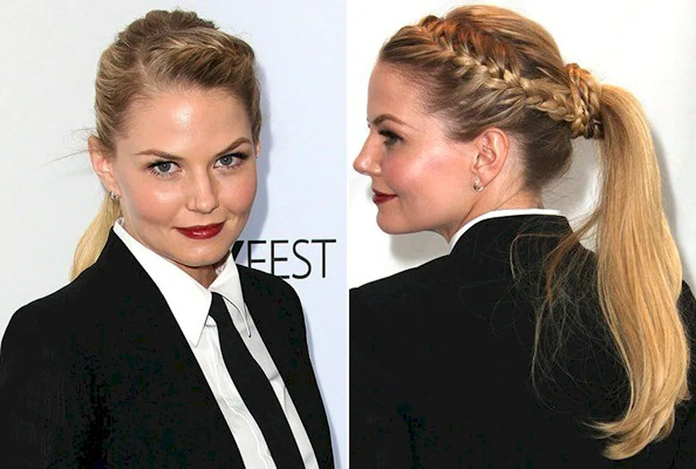 Jennifer Morrison with ponytail