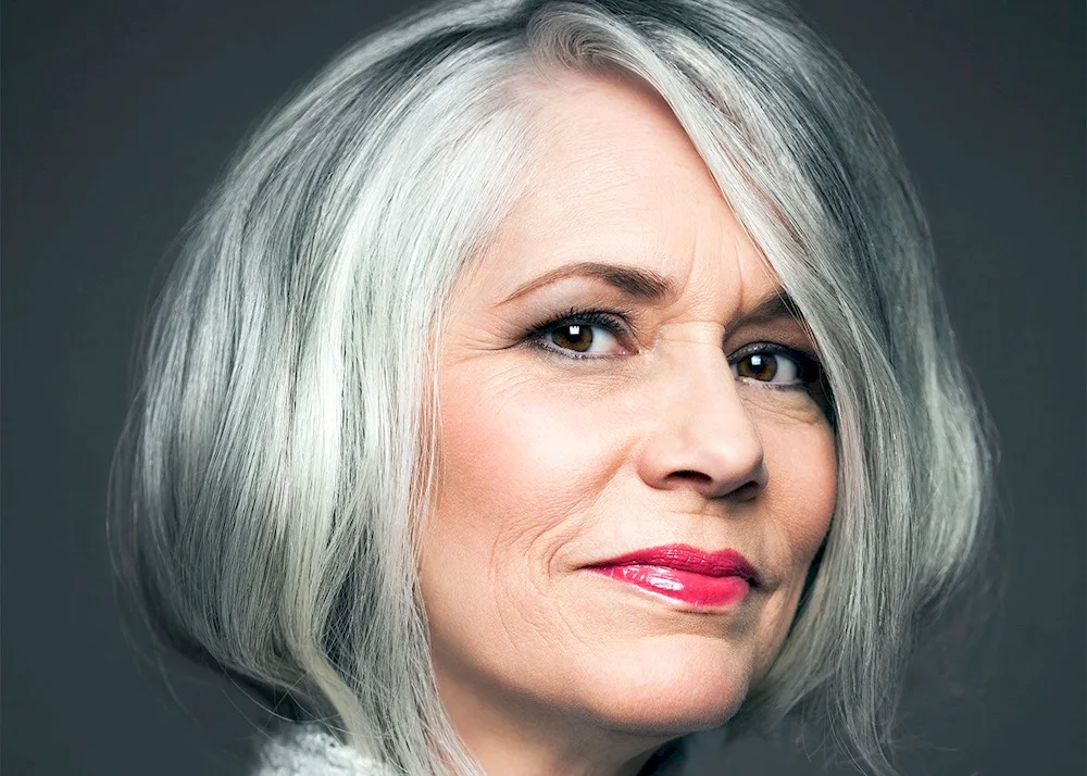 Grey hair colouring Silver Grey