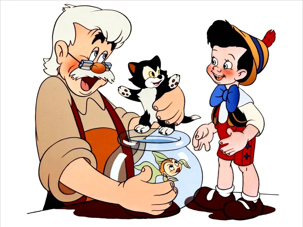 Gepetto and Pinocchio