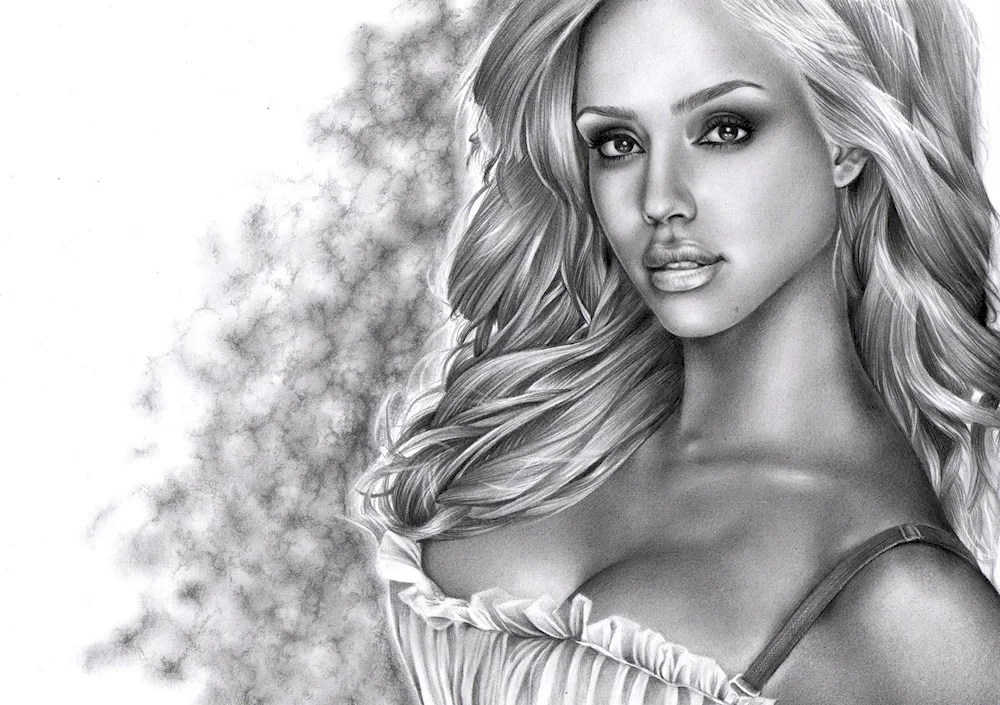 Jessica Alba art