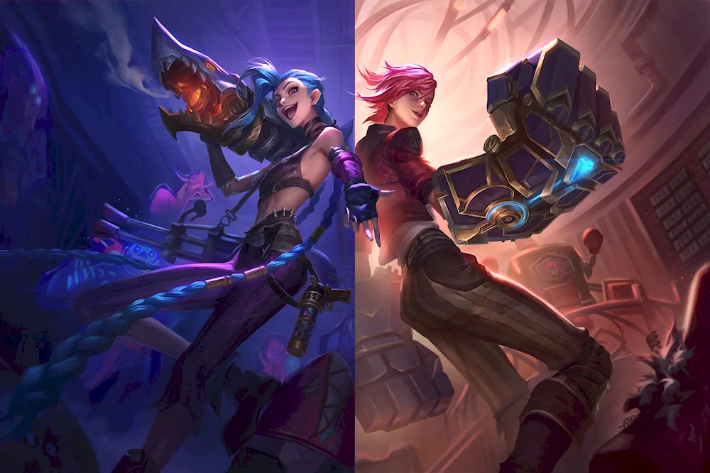 Vi League of Legends arkein