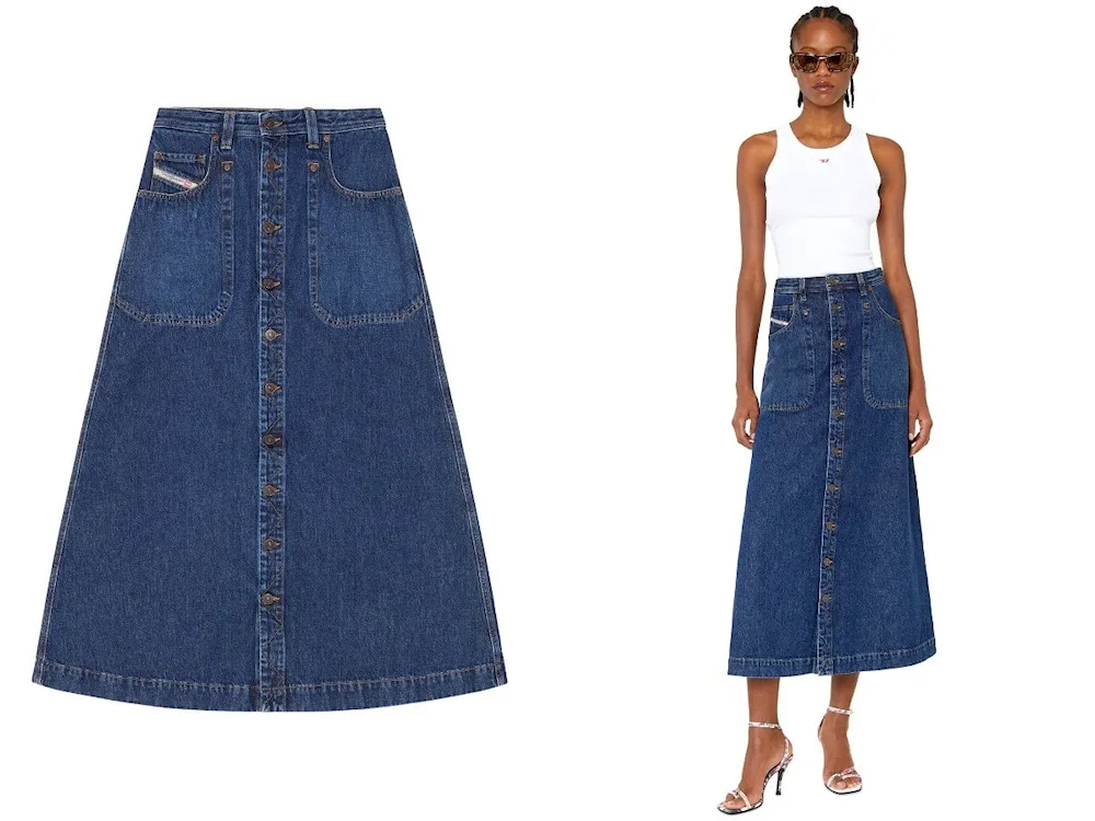 Denim skirt