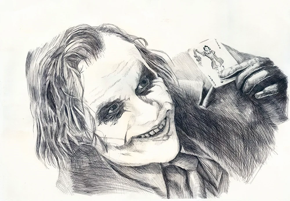 Joker drawing