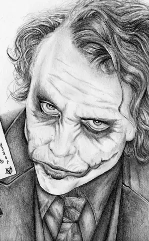 The Ledger hit joker for drawing