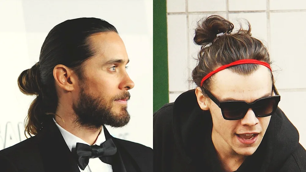 Man bun Chris Hemsworth