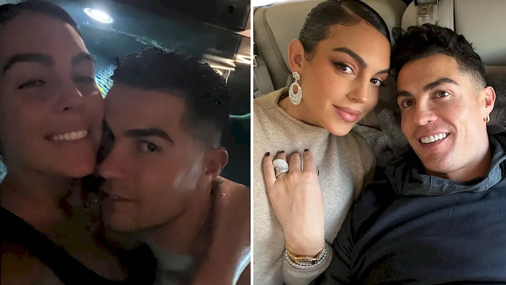 Georgina Rodriguez and Ronaldo