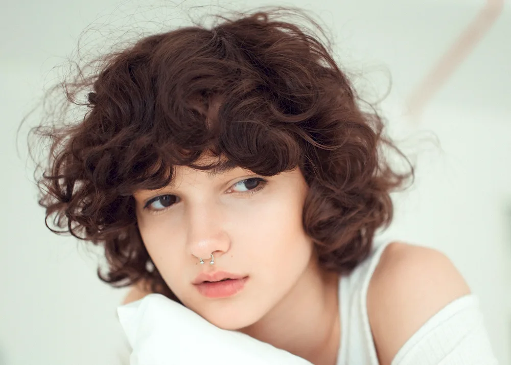 Wavy bob Bio curl bob