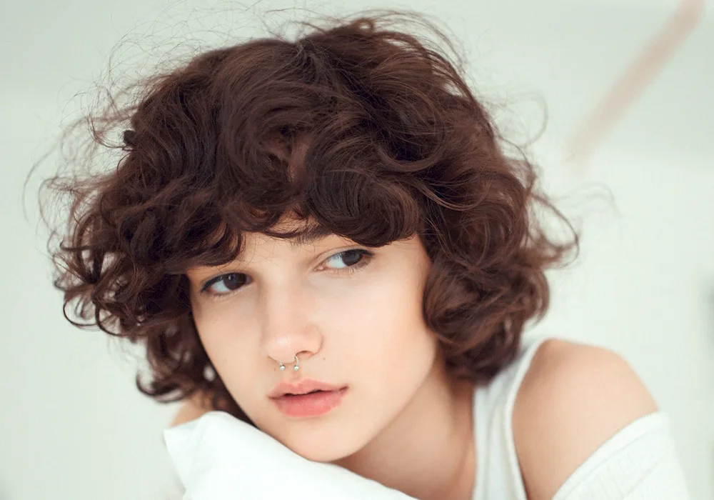 Fuette haircut for curly hair