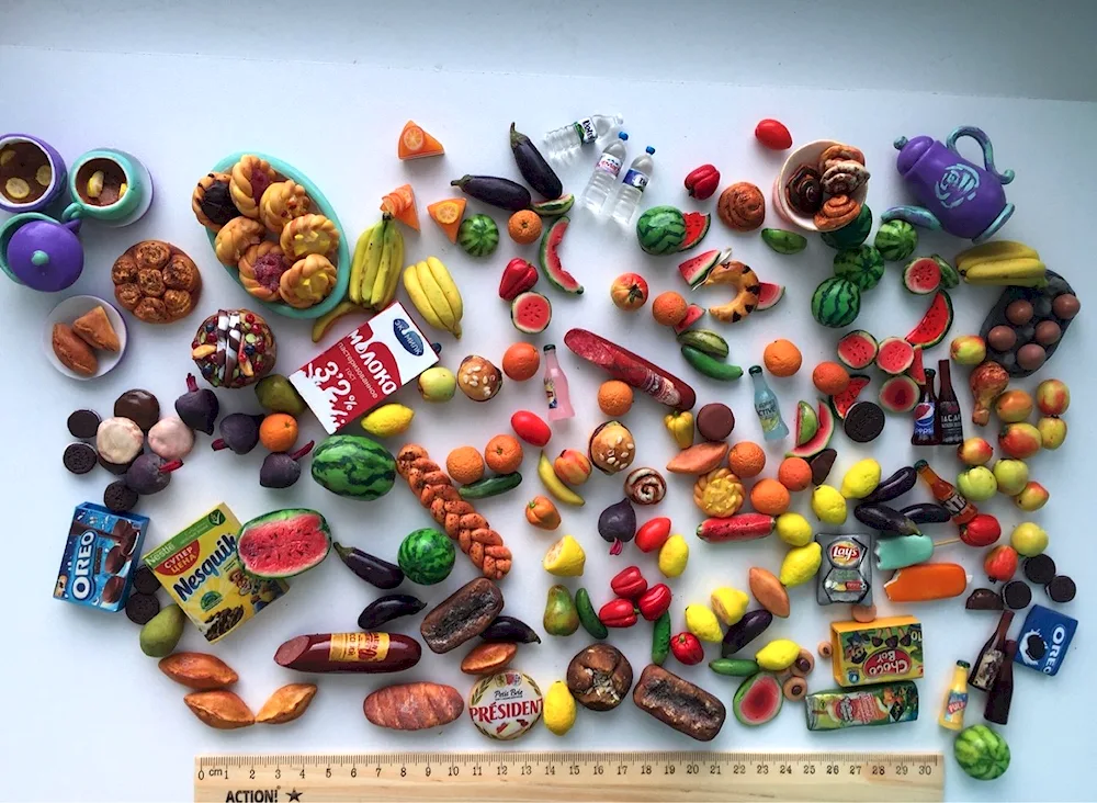 Plasticine food