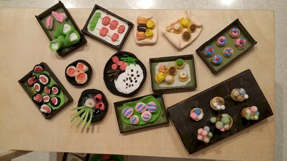 Plasticine food