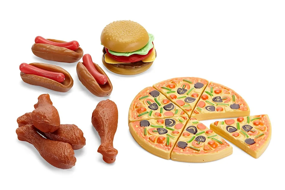 Barbie food Plasticine food