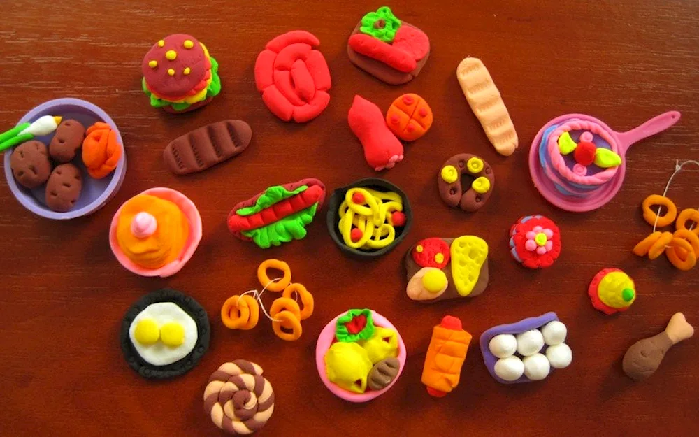 Food from plasticine