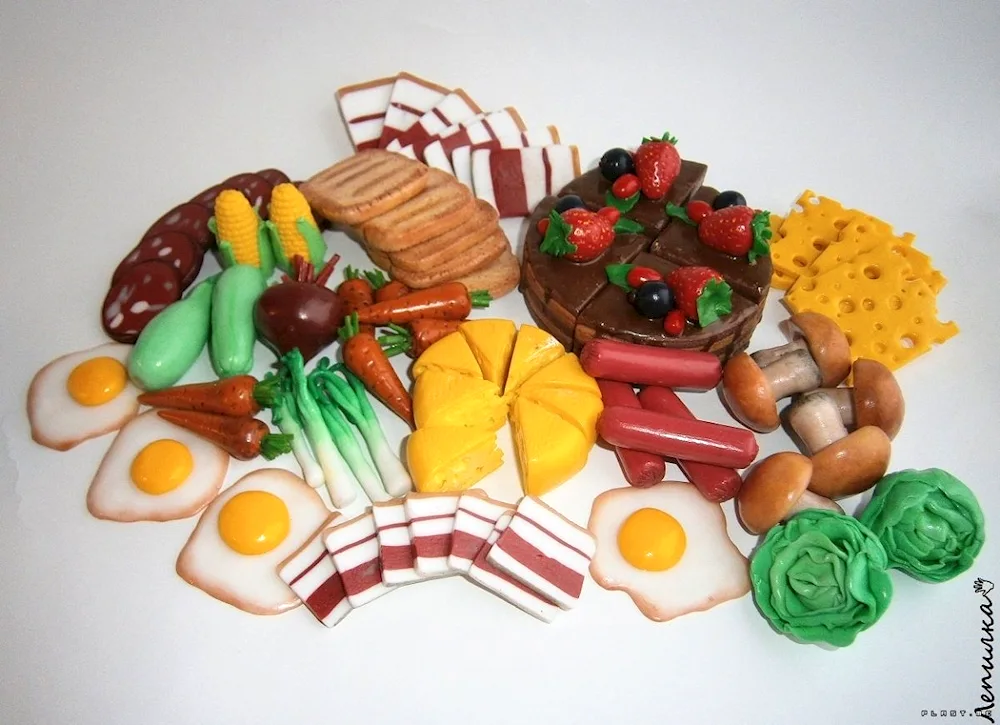 Food from plasticine