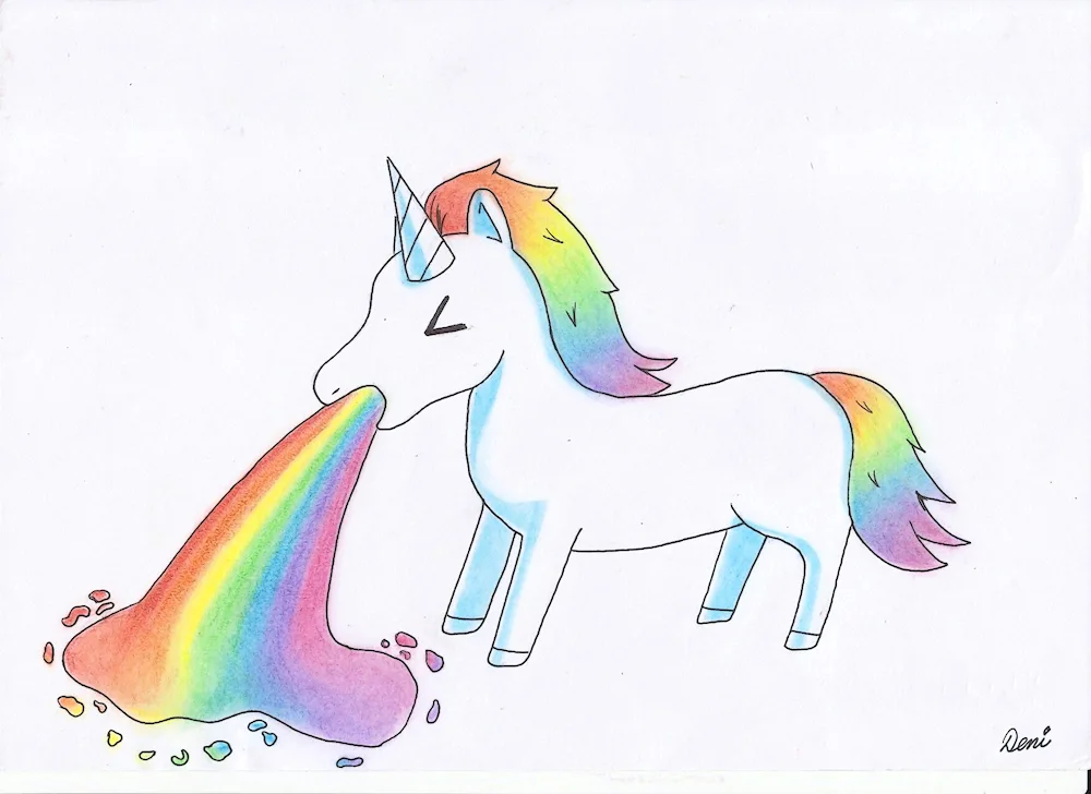 Unicorn drawing for kids