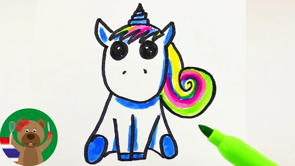 Unicorn drawing