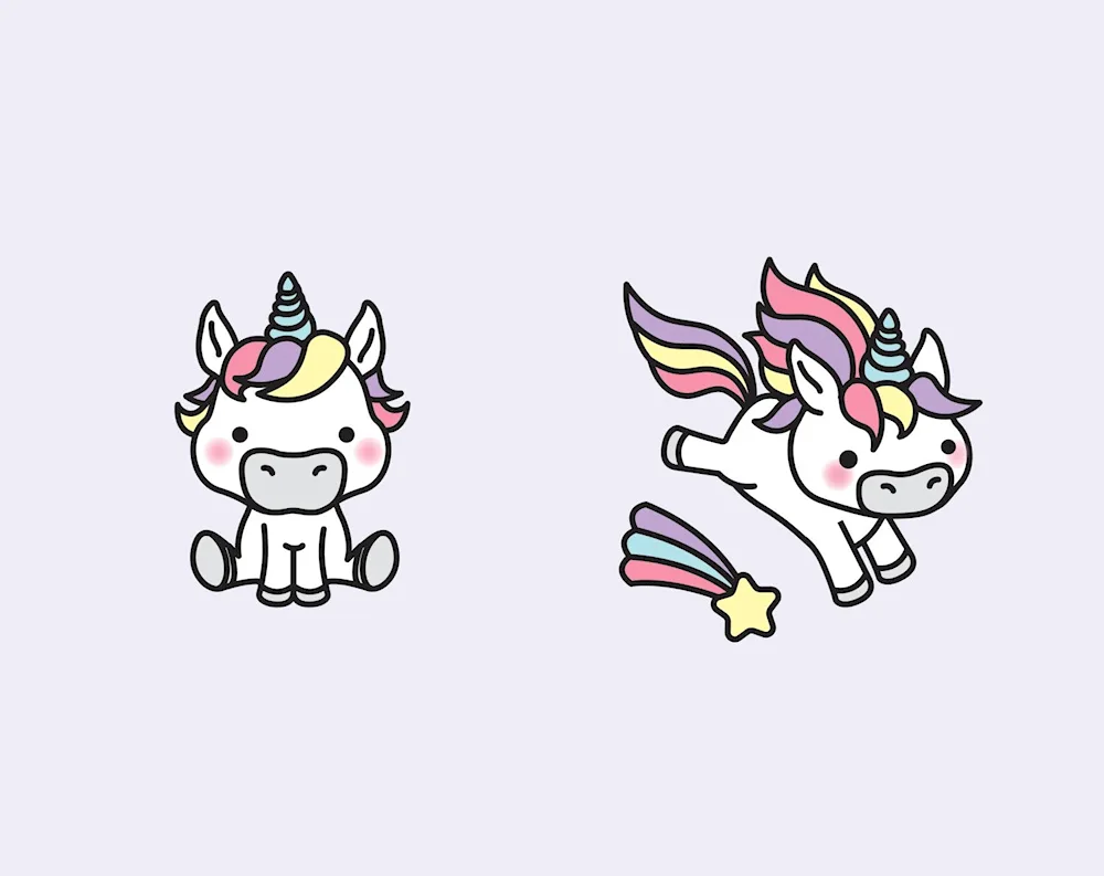 Unicorns Cartoon Unicorn