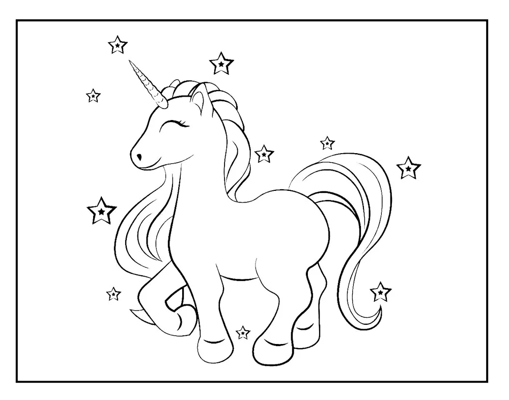 Unicorn drawing