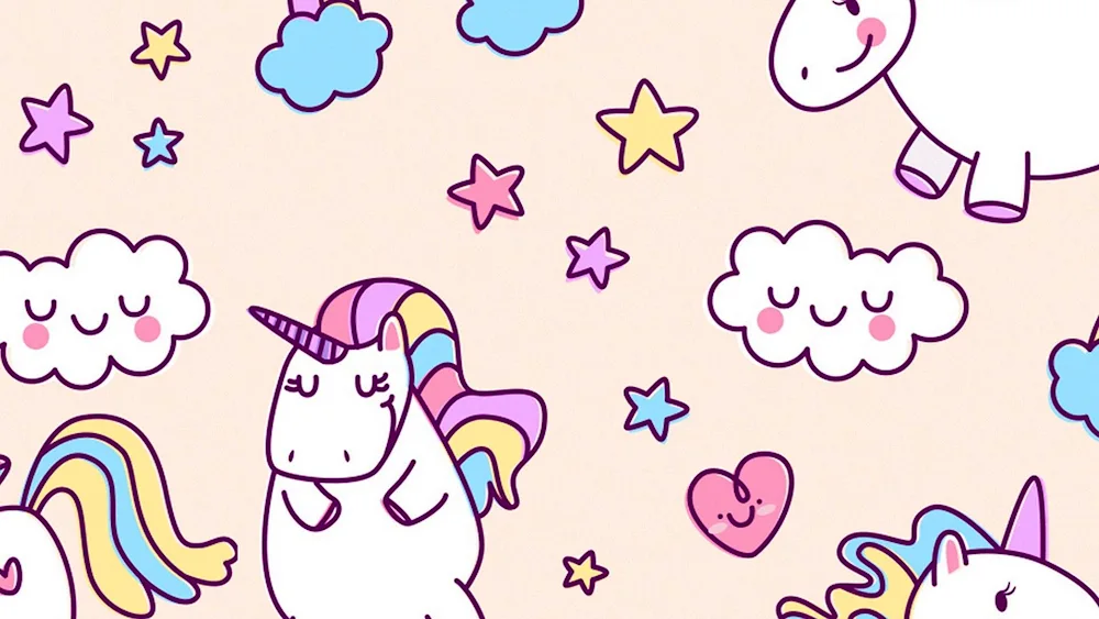 Unicorn Background Unicorns