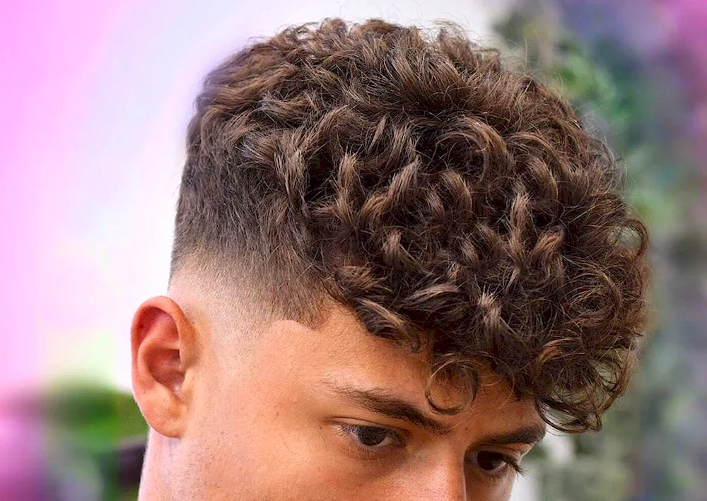 Boy haircut for curly hair
