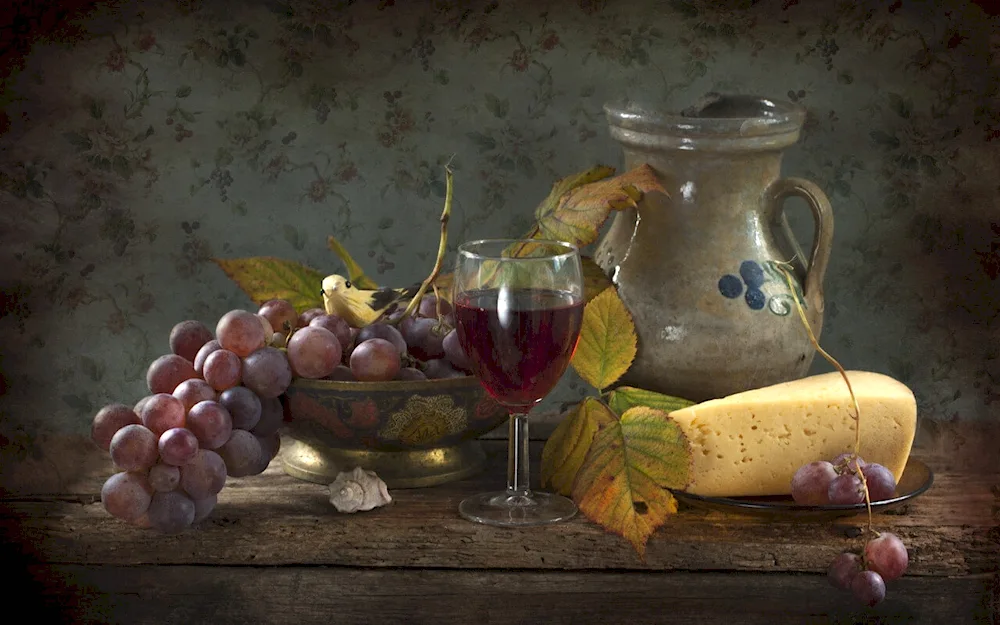 Edward Ladell wine still life