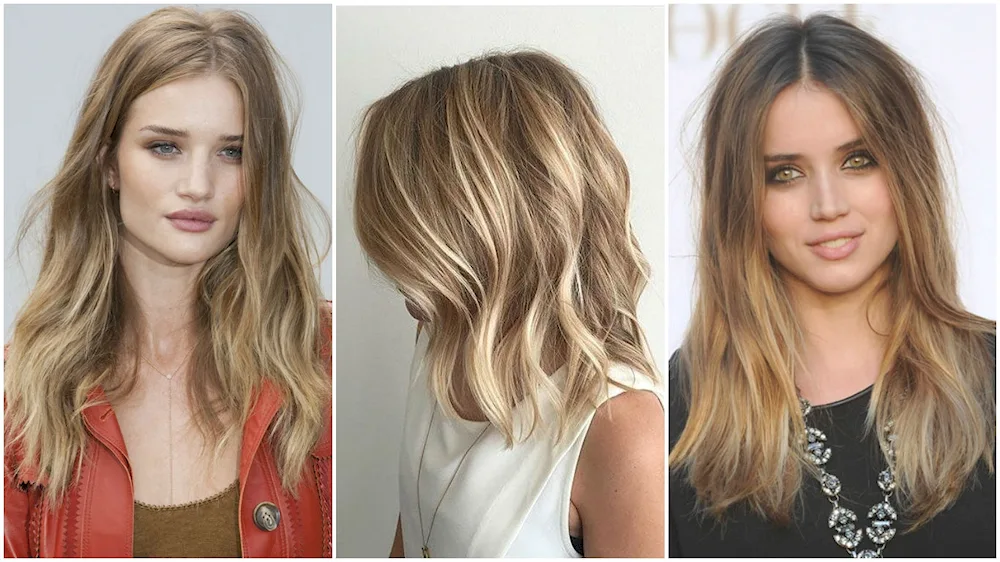 Burnt hair effect on brown hair
