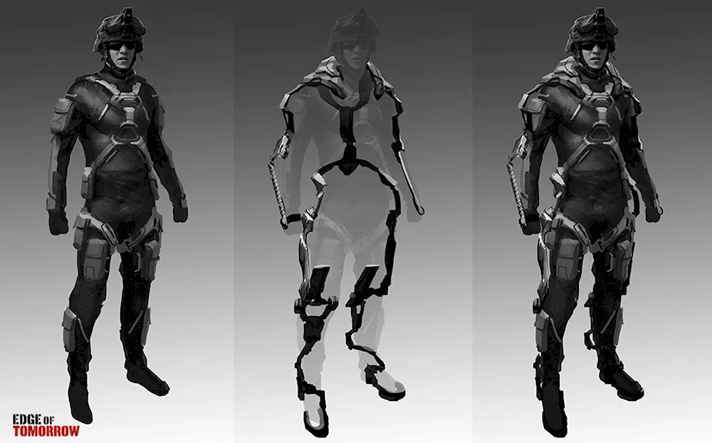 Exoskeleton of the future concept art