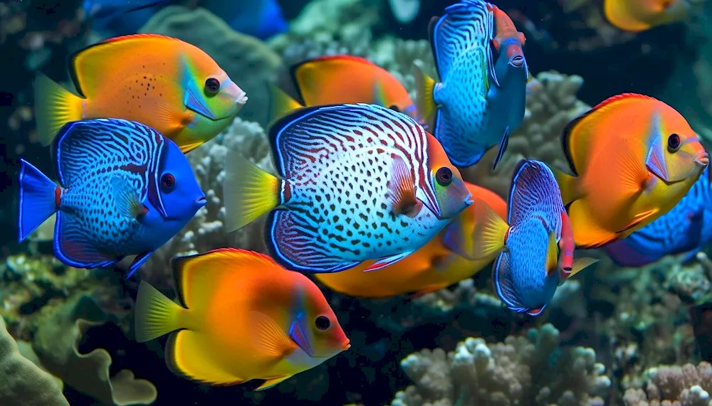 Mandarin aquarium fish