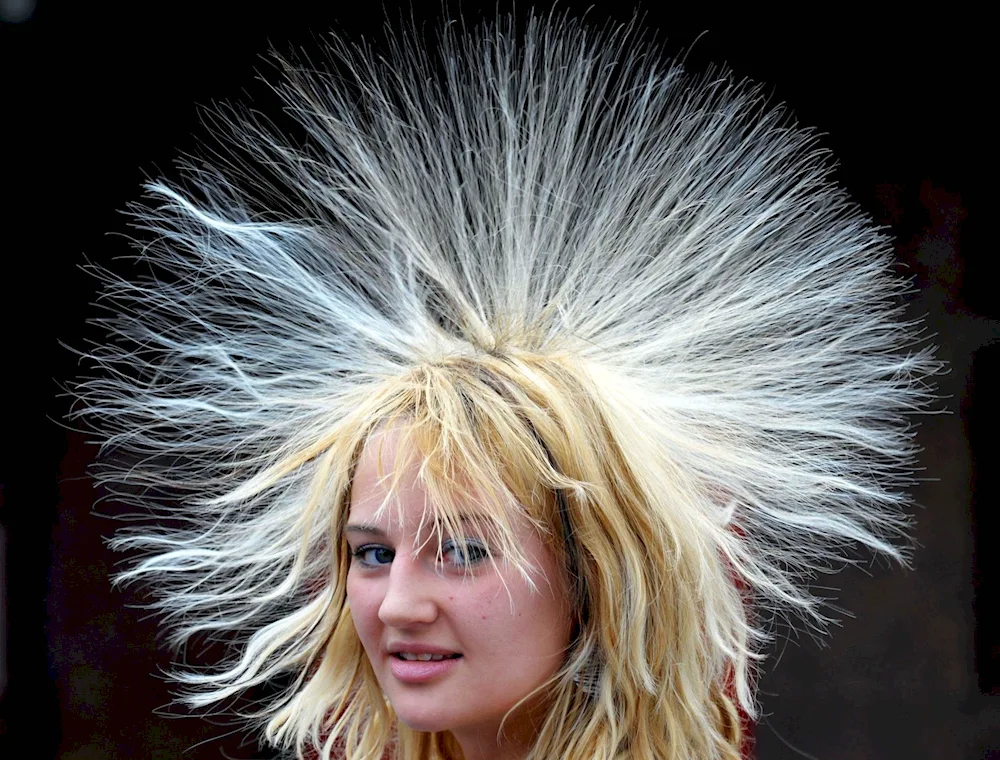 Electrified hair