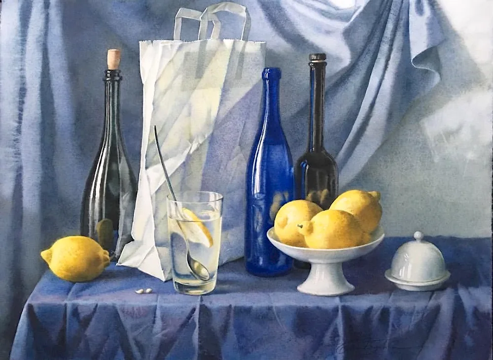 Photon still life paintings by Irina Bykova