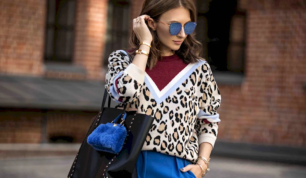 Leopard blouse