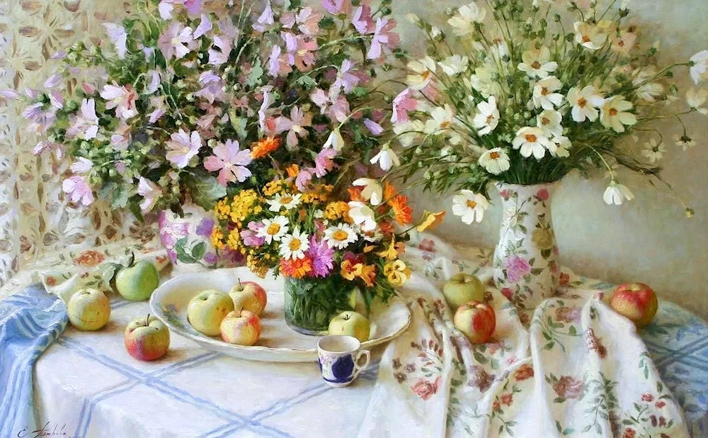 Elena Petrova painting still life