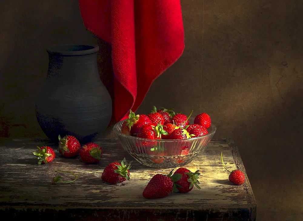 Strawberry still life
