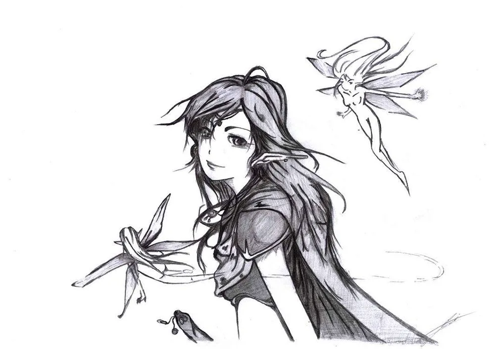 Elf drawing