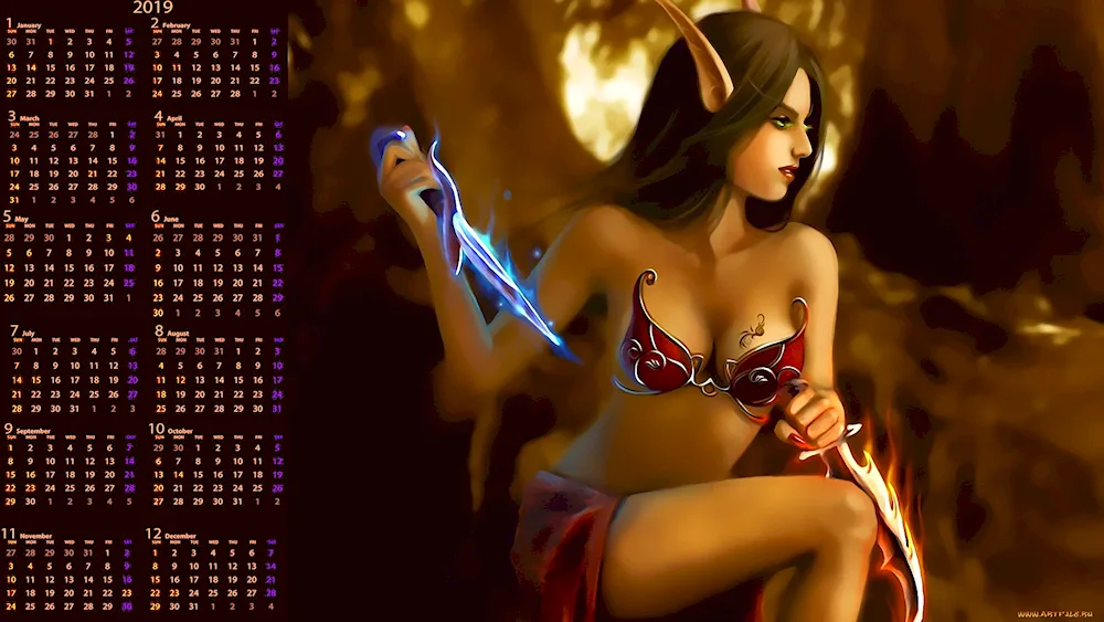 World of Warcraft blood elf art