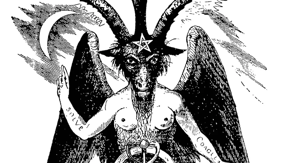 Baphomet on the back