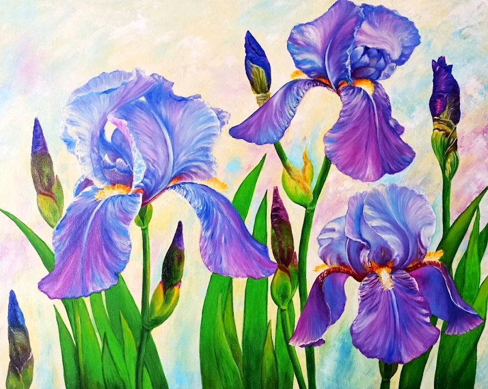 Elizabeth Horning irises