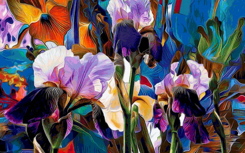 Elizabeth Horning irises