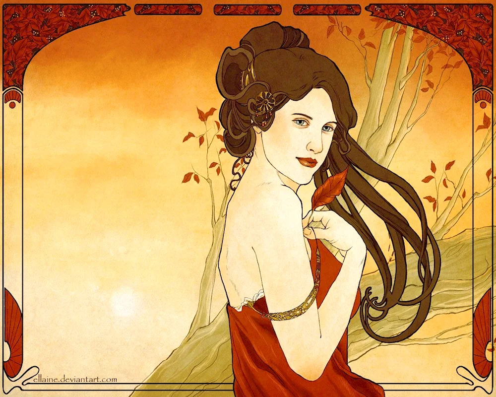 Modern Alphonse Mucha