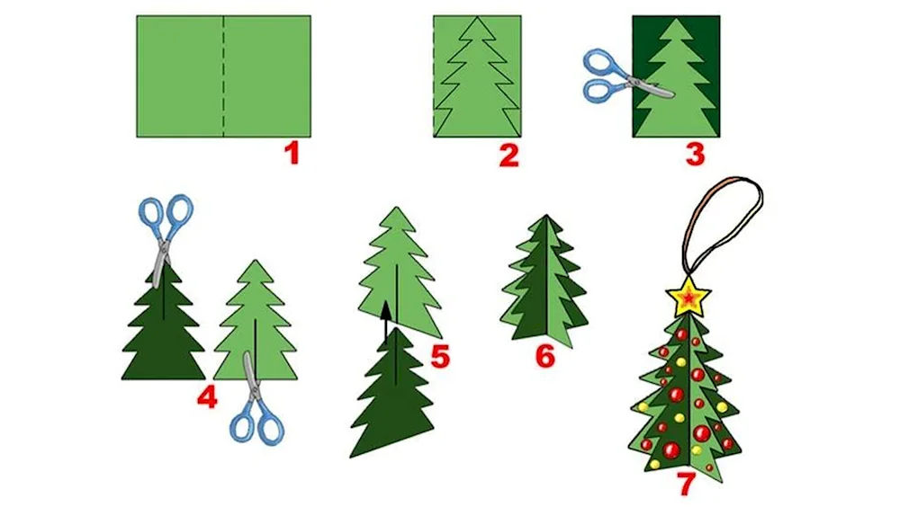 Tree for cutting out