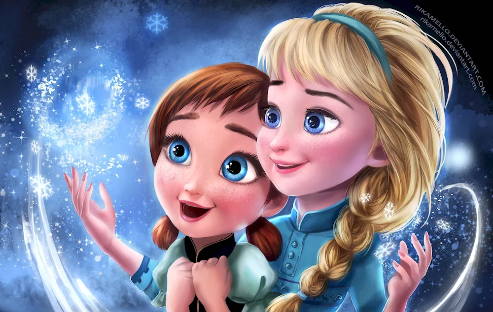 Frozen Anna and Elsa