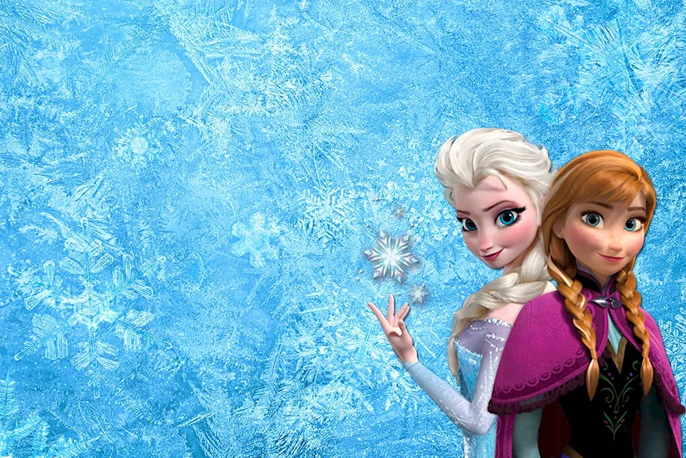 Elsa and Anna. Anna