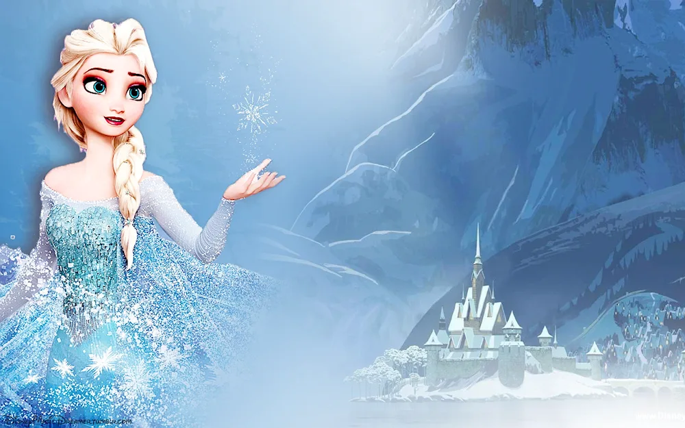 Fairytale image of winter