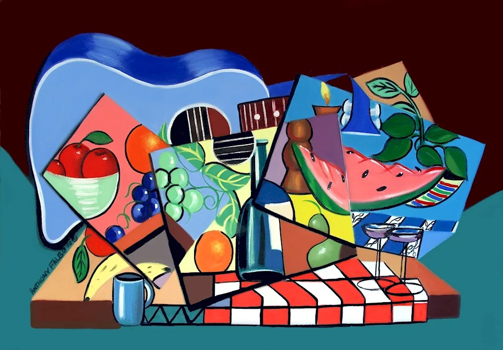Emilio Pettoruti cubism still life