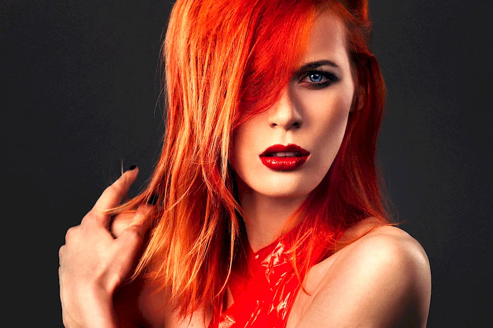 Red hair colour