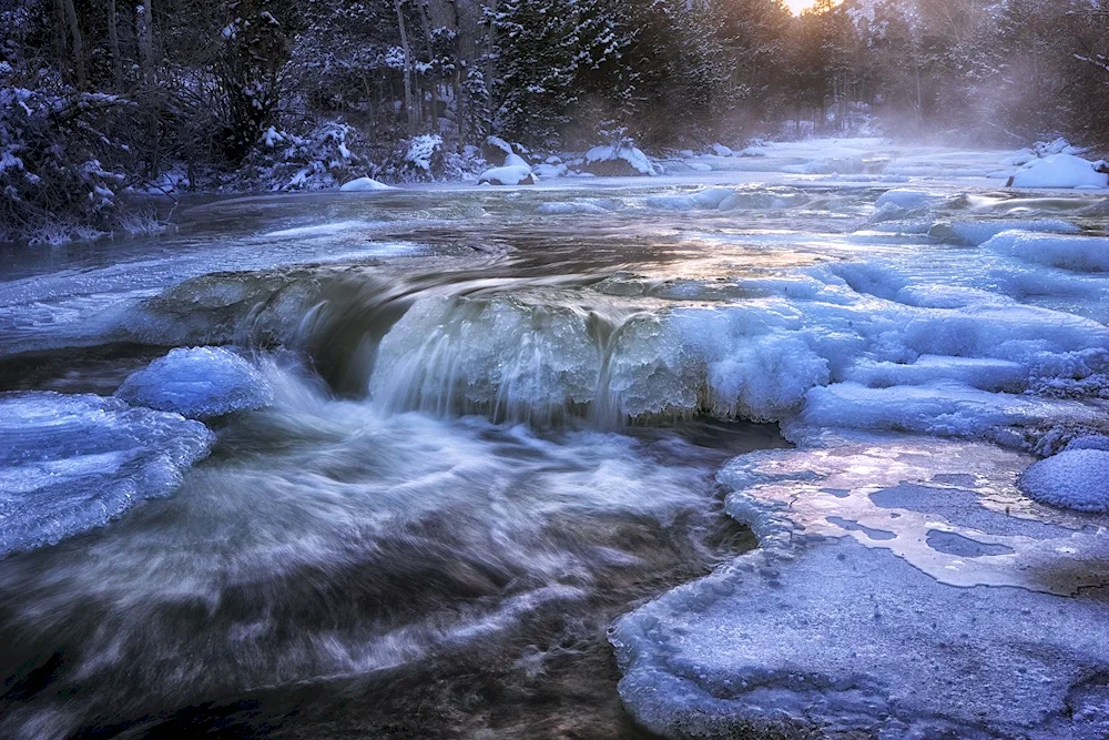 Early spring river