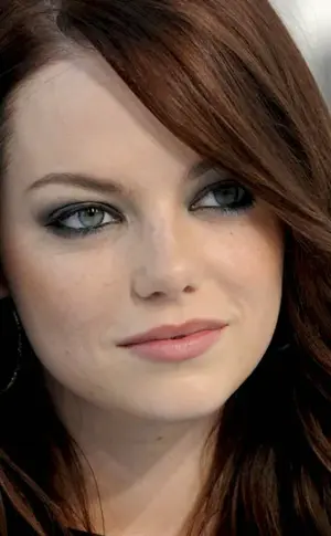 Emma Stone brown hair