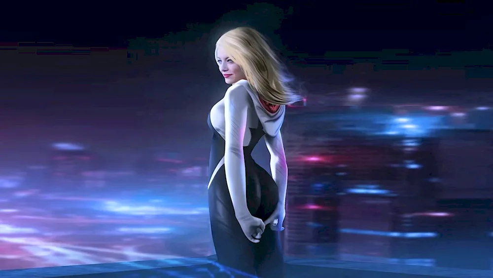 Emma Stone Spider Gwen